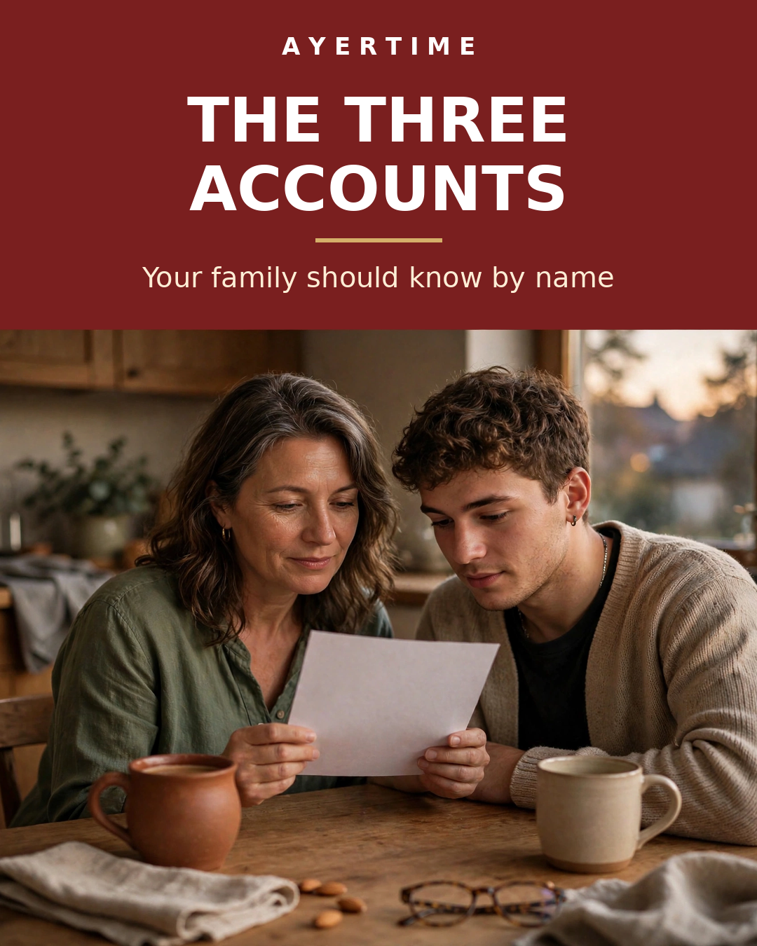 The Three Accounts — the 401(k), IRA, and Roth your family should know by name