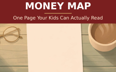 The Family Money Map — one page your kids can actually read